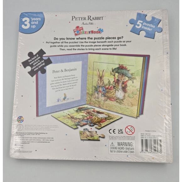 The World of Peter Rabbit My First Puzzle Book with Five Puzzles Inside - Picture 2 of 7